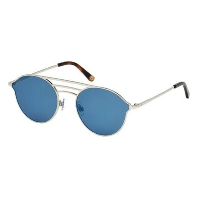 Web Eyewear Unisex Sunglasses  We0207a  55 Mm Gbby2 In Metallic