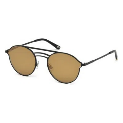 Web Eyewear Unisex Sunglasses  We0207a  55 Mm Gbby2 In Black