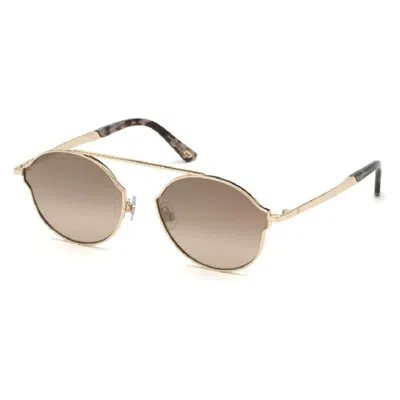 Web Eyewear Unisex Sunglasses  We0243 32g 58 Gbby2 In Gold