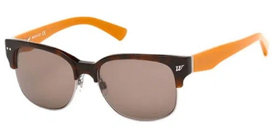 Web Eyewear We0101/s 52j Men's Sunglasses Tortoiseshell Size 55 In Brown