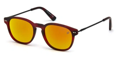 Web Eyewear Web Occhiali Da Vista We0140 54l Occhiali Da Sole Tartarugatishell Per Uomo In Red