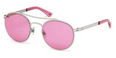 Web Eyewear We0172 016 Men's Sunglasses Silver Size 52