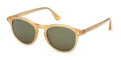 Web Eyewear We0328 41n Men's Sunglasses Yellow Size 50 In Gray
