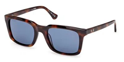 Web Eyewear We0388 52v Men's Sunglasses Tortoiseshell Size 55 In Red