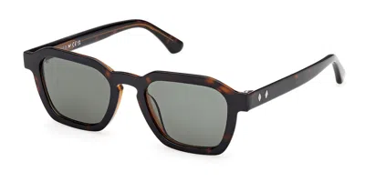 Web Eyewear We0392 56n Men's Sunglasses Tortoiseshell Size 50 In Orange