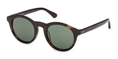 Web Eyewear We0398 52n Men's Sunglasses Tortoiseshell Size 50 In Black