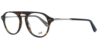 Web Eyewear Web Occhiali Da Vista We5278 052 Occhiali Da Vista Tartarugatishell Per Uomo (solo Montatura) In Brown