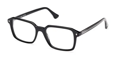 Web Eyewear We5463 005 Men's Glasses Black Size 53 - Free Lenses - Blue Light Block Available