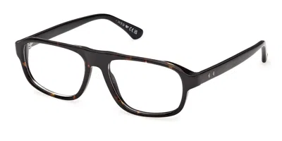 Web Eyewear We5470 Men's Glasses, Tortoiseshell, Size 56 In Black