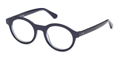 Web Eyewear We5472 Men's Glasses, Blue, Size 49 In Black