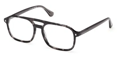 Web Eyewear We5473 Men's Glasses, Tortoiseshell, Size 56 In Gray
