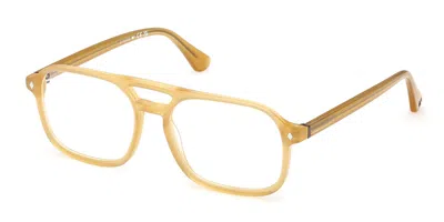 Web Eyewear We5473 Men's Glasses, Yellow, Size 56 In Burgundy