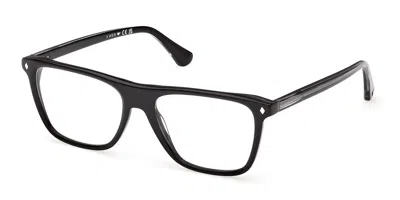 Web Eyewear We5475 Men's Glasses, Black, Size 55 In Yellow