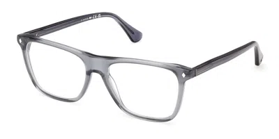 Web Eyewear We5475 Men's Glasses, Blue, Size 55 In Gray
