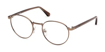 Web Eyewear We5476 Men's Glasses, Gold, Size 52 In Brown
