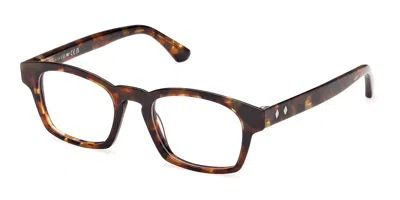Web Eyewear Web Occhiali Da Vista We5460 052 Occhiali Da Vista Tartarugatishell Per Uomo (solo Montatura) In Brown