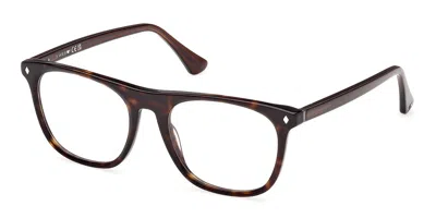 Web Eyewear Web Occhiali Da Vista We5462 052 Occhiali Da Vista Tartarugatishell Per Uomo (solo Montatura) In Brown