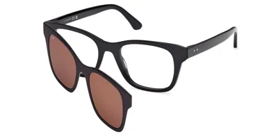Web Eyewear Web Occhiali Da Vista We5467 With Clip-on 001 Occhiali Da Vista Neri Per Uomo (solo Montatura) In Black