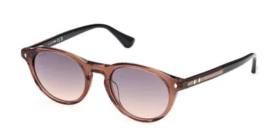 Web Eyewear Web We0337 57b Men's Sunglasses Brown Size 50