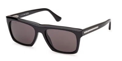 Web Eyewear Web We0350 01a Men's Sunglasses Black Size 55 In Multi