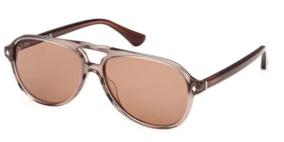 Web Eyewear Web We0368 45e Men's Sunglasses Brown Size 59