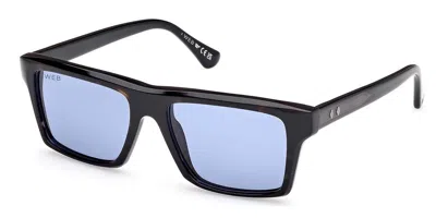 Web Eyewear Web Occhiali Da Vista Web We0383 56v Occhiali Da Sole Tartarugatishell Per Uomo In Brown