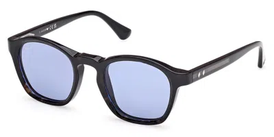 Web Eyewear Web Occhiali Da Vista Web We0384 56v Occhiali Da Sole Tartarugatishell Per Uomo In Brown