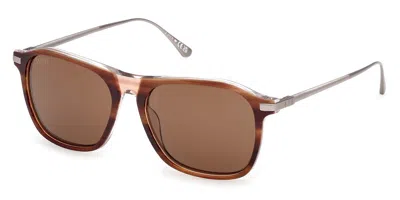 Web Eyewear Web We0386 56e Men's Sunglasses Tortoiseshell Size 54 In Brown