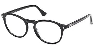 Web Eyewear Web Occhiali Da Vista Web We5387 003 Occhiali Da Vista Neri Per Uomo (solo Montatura) In Black