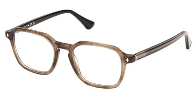 Web Eyewear Web We5428 051 Men's Glasses Brown Size 51 - Free Lenses - Blue Light Block Available In Multi