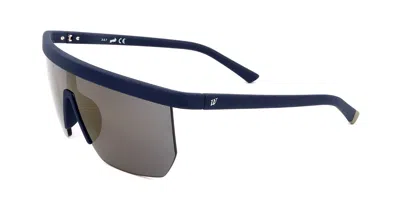 Web Eyewear Web Occhiali Da Vista Web We0221 91c Occhiali Da Sole Blu Per Uomo In Blue