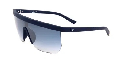 Web Eyewear Web Occhiali Da Vista Web We0221 91w Occhiali Da Sole Blu Per Uomo In Blue