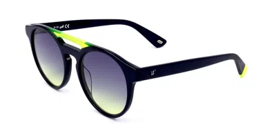 Web Eyewear Web Occhiali Da Vista Web We0262 90w Occhiali Da Sole Blu Per Uomo In Multi