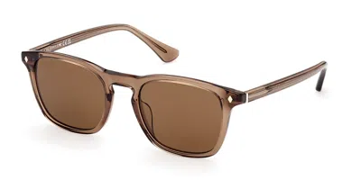 Web Eyewear Web We0327 48j Men's Sunglasses Brown Size 50