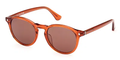 Web Eyewear Web We0328 42s Men's Sunglasses Orange Size 50