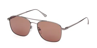 Web Eyewear Web We0341 09j Men's Sunglasses Grey Size 55 In Multi