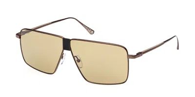 Web Eyewear Web We0342 37n Men's Sunglasses Brown Size 64