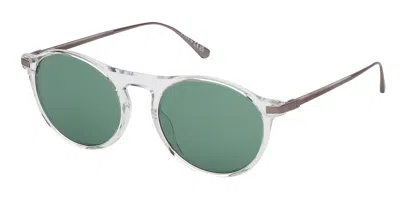 Web Eyewear Web We0346 26n Men's Sunglasses Clear Size 52 In Green