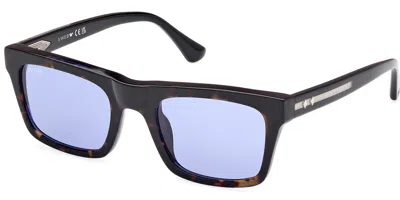 Web Eyewear Web We0362 56v Men's Sunglasses Tortoiseshell Size 52 In Blue