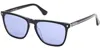 Web Eyewear Web We0363 05v Men's Sunglasses Black Size 55 In Black
