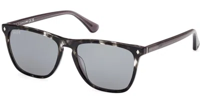 Web Eyewear Web We0363 20v Men's Sunglasses Tortoiseshell Size 55 In Gray