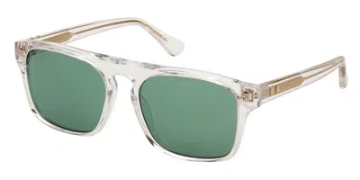 Web Eyewear Web We0373 26n Men's Sunglasses Clear Size 55 In Transparent