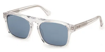 Web Eyewear Web We0373 26v Men's Sunglasses Clear Size 55 In Transparent