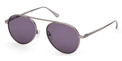 Web Eyewear Web We0374 15a Men's Sunglasses Silver Size 54