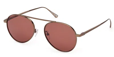 Web Eyewear Web We0374 35s Men's Sunglasses Brown Size 54