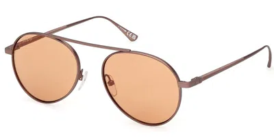 Web Eyewear Web We0374 37l Men's Sunglasses Brown Size 54