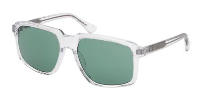 Web Eyewear Web We0378 26n Men's Sunglasses Clear Size 58 In Transparent