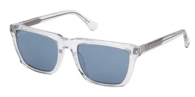 Web Eyewear Web We0379 26v Men's Sunglasses Clear Size 55 In Transparent