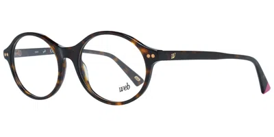 Web Eyewear Web We5306 Women's Glasses, Tortoiseshell, Size 52 In Brown
