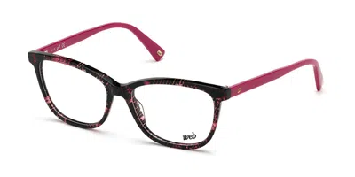 Web Eyewear Web Occhiali Da Vista Web We5314 55a Occhiali Da Vista Tartarugatishell Per Donna (solo Montatura) In Brown